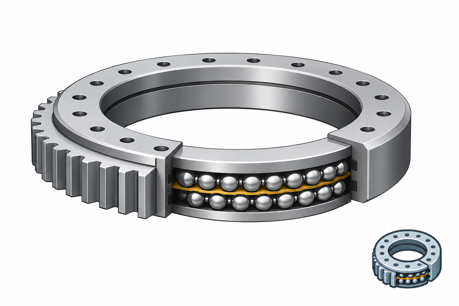 Slewing bearing icon